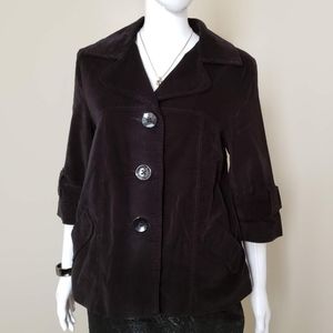 Sonoma Black Coat Size S